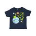 Inktastic Cute Fourth Birthday Alien in Outer Space Boys or Girls Toddler T-Shirt