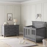 Greyleigh™ Baby & Kids Adame Convertible Standard Nursery Furniture Set Wood in Brown | Wayfair 5E16A3AE706444048A8A5981FA5D3E37