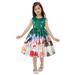 dmqupv Toddler Holiday Dress Girl Party Christmas Dress Dance Child Princess Xmas Clothes for Girls 4-5 Years Old Green 7-8 Years