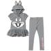 LOONEY TUNES Bugs Bunny Toddler Girls Cosplay T-Shirt Dress and Leggings Outfit Set Toddler to Big Kid