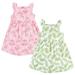 Hudson Baby Baby Girls Cotton Dresses Palm Leaf 3-6 Months