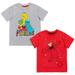 Sesame Street Elmo Cookie Monster Big Bird Infant Baby Boys 2 Pack T-Shirts Infant to Little Kid