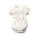 Winter Savings Clearance! Suokom Baby Boys Girls Bodysuit Infants Pure Cotton Coverall Toddler Kids Girls Cute Solid Color Ruffle Cotton Outfit Romper Jumpsuit Baby Clothes Essentials (0-18 Months)