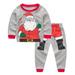 GYRATEDREAM Baby Boy Christmas Clothes Set Santa Claus Sweatshirt Top Pants Toddler Kids Costume Outfits 1-7 Years