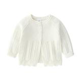TAIAOJING Baby Girls Jacket Boys Winter Warm Knit Cotton Long Sleeve Clothes Cardigan Windbreaker Coat 18-24 Months