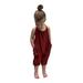 XINSHIDE Strap Toddler Girls Kids Baby Harem Piece One Jumpsuit Backless Pants Romper Girls Romper Jumpsuit Baby Girl Clothes