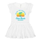 Inktastic Summer Enjoy the Sunshine Outer Banks North Carolina in Blue Girls Toddler Dress
