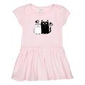 Inktastic Valentines Day Cat Couple Girls Toddler Dress