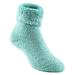 Lian LifeStyle 3 Pairs Father-Mother-Daughter Extra Thick Wool Boot Socks Crew Plain LK01+LK02+LK03 (Aqua) (2Y-5Y)