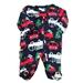 Infant Boys Christmas Tree Firetruck Fleece Sleep & Play Pajama Sleeper 0-3m