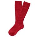 Lian LifeStyle Children 2 Pairs Knee High Wool Socks Size 2-4Y(Red)