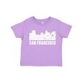 Inktastic San Francisco Skyline with Grunge Boys or Girls Toddler T-Shirt