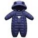 Patgoal Baby Snowsuit 0-12months Toddler Snowsuit Toddler Winter Coat Baby Coat Baby Winter Coat Baby Girls Outerwear Jackets & Coats Baby Winter Bear Printed One-piece Cotton Jacket