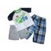 Carter s Baby Boys Baseball Comfy-Fit 3 Piece Pajama Set Size: 12 Months