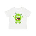 Inktastic Cute Monster Green Monster Funny Monster Horns Boys or Girls Toddler T-Shirt