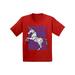 Awkward Styles Ugly Christmas T-Shirt for Boys Girls Purple Xmas Unicorn Toddler Shirt