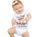 TAIAOJING Baby Romper Boys Girls Bodysuit 1st Father s Day Letter Floral Deer Print Outfits Cotton Clothes Onesie Outfit 3-6 Months