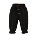 Infant Baby Girl Clothes 18 Months Infant Baby Girl Casual Pants 24 Months Lovely Elastic Ruffled Layer Pants Black