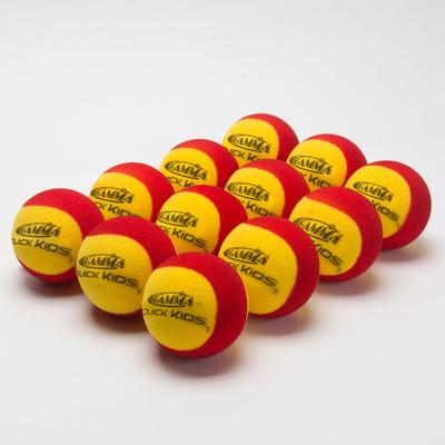 Gamma Quick Kids 36 Foam 12 Pack Tennis Balls