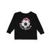 Inktastic Soccer Princess- Tiara Girls Long Sleeve Toddler T-Shirt