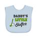 Inktastic Daddys Little Golfer with Golf Club and Ball Boys or Girls Baby Bib