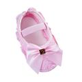 Infant Baby Girls Soft Sole Bowknot Princess Wedding Dress Mary Jane Flats Prewalker Newborn Light Baby Sneaker Shoes 0-18 Months