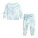 Winter Savings Clearance! Dezsed Fashion Kids Clothes Set Toddler Baby Boy Girl Tie-Dye Casual Tops + Child Loose Trousers 2Pcs Fall Baby Boy Designer Clothing Outfit 3M-9Y