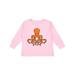 Inktastic Orange Octopus Boys or Girls Long Sleeve Toddler T-Shirt
