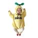 Canrulo Newborn Kids Baby Girl Boy Cute Banana Outfit Jumpsuit Bodysuit Romper Clothes Yellow 12-18 Months