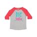 Inktastic Big Sister Older Sister Arrow - Blue Pink Girls Toddler T-Shirt