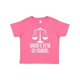 Inktastic Lawyer Daddys Little Co Counsel Boys or Girls Toddler T-Shirt