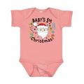 Inktastic Baby s 1st Christmas Santa with Candy Canes Boys or Girls Baby Bodysuit