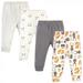 Hudson Baby Infant and Toddler Boy Cotton Pants 4pk Boy Forest 0-3 Months