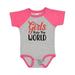 Inktastic Girls Rule the World Boys or Girls Baby Bodysuit