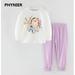 PHYNIER Toddler Girls Snug-fit Cotton Pajamas Sleepwear Sets 3t