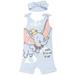 Disney Classics Dumbo Infant Baby Girls Romper and Headband Newborn to Toddler