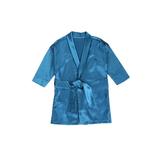 TheFound Toddler Baby Girls Satin Silk Kimono Robe Lightweight Bath Robes for Wedding Birthday Spa Party
