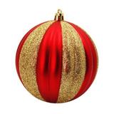 Queens of Christmas Arctic 12 Piece Glitter Assorted Ball Holiday Shaped Ornament Set Plastic in Red/Yellow | 4 H x 4 W x 4 D in | Wayfair