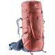 Deuter Damen Aircontact X 80+15 SL Rucksack (Größe One Size, rot)