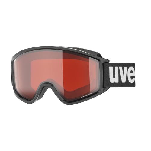 Uvex G GL 3000 LGL OTG Unisex-Skibrille Vollrand Monoscheibe Kunststoff-Gestell, weiß