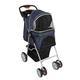 Poussette Sporty Pet petit chien / chat Bleu marine / gris clair - Poussette pour Chien