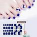 DIY Toe Nail Stickers Full Wraps Nail Polish Stickers Nail Stripes Art Designs