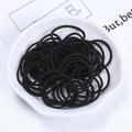 50PCS Baby Toddler Hair Ties Multicolor Elastic Hair Ties No Crease Hair Elastics Small Ponytail Holders Hair Ties for Kids Girls Black 3 Packs