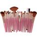 Pretty Comy 25 Pcs Makeup Brushes Beauty Set Foundation Power Blush Eyebrow Lash Lip Face Makeup Brushes Kit