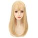 Synthetic Hair Wigs Bangs Hair Girl Cosplay Wig Natural Faux Hair Fiber