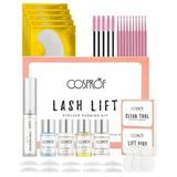 Cosprof Lash Lift Kit Perming Curling Lifting Eyelash Perm Kit Professional Semi Permanent for Salon Includes Eye Shields Pads and Accessories