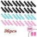 Dicasser 36Pcs Volumizing Hair Root Clip - Natural Fluffy Hair Curlers Rollers Clips - DIY Fluffy Clamps Rollers Hair Styling Tool - Self Grip Volume Hair Root Clip for Women