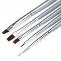 ERTUTUYI Nail Gel Design Pen Painting Brush Art Art Acrylic Set Art 5pcs Nail
