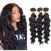 Cece Beauty Hair 10A Grade Loose Deep Wave 3 Bundles Unprocessed Peruvian Virgin Hair Deep Wave Human Hair Bundles Natural Black 14/16/18 Inches