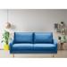 70'' Velvet Square Arm Sofa